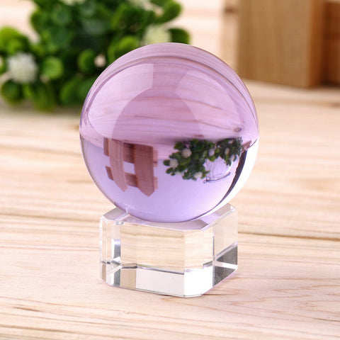 Purple Round Magic Crystal