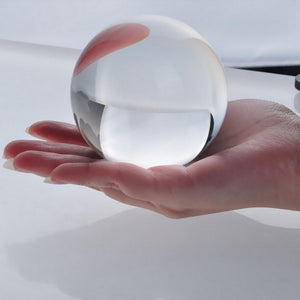 Rare Clear Asian Crystal Ball