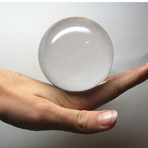 Rare Clear Asian Crystal Ball