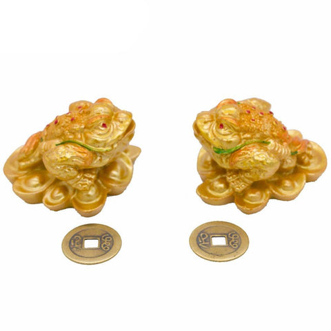 Lucky Money Toad Figurine