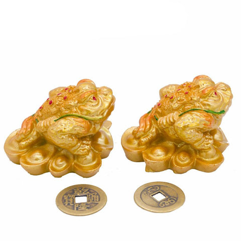 Lucky Money Toad Figurine
