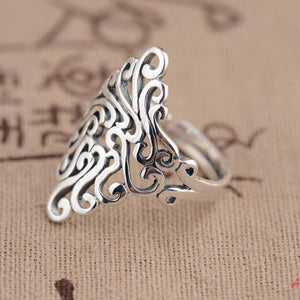 Anillos Flower Good Luck Charm