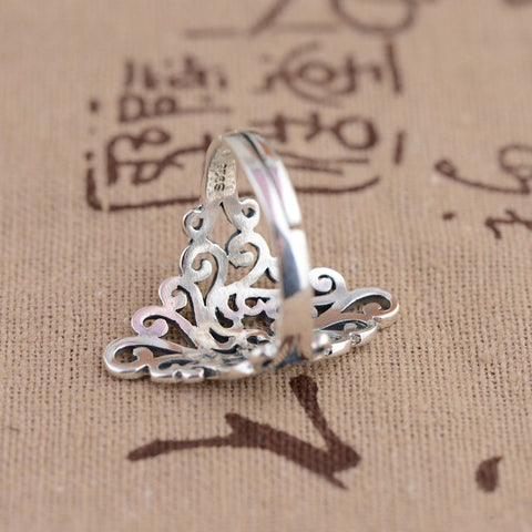 Anillos Flower Good Luck Charm