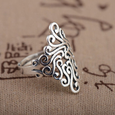 Anillos Flower Good Luck Charm