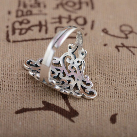 Anillos Flower Good Luck Charm