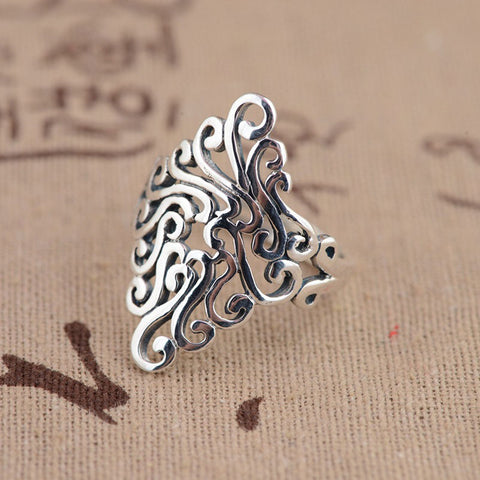 Anillos Flower Good Luck Charm