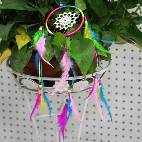 Peacock Good Luck Dream Catcher