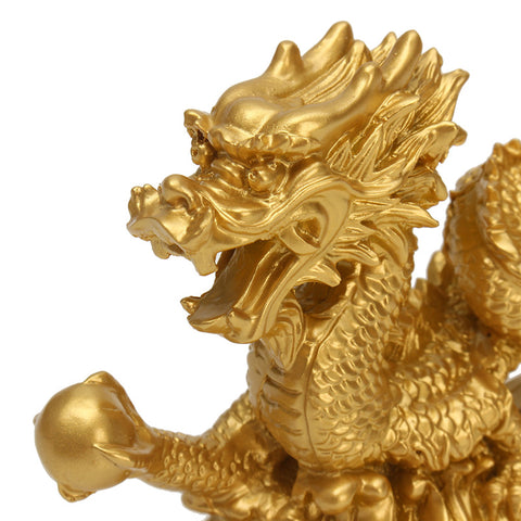 Chinese Geomancy Gold Dragon
