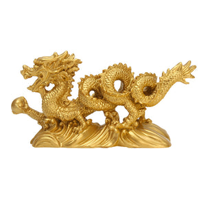 Chinese Geomancy Gold Dragon