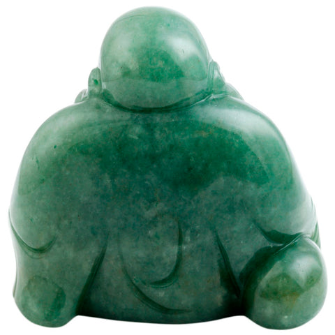 Green Carved Happy Buddha