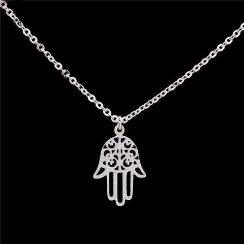 Hand Eye Pendant Chain Necklace